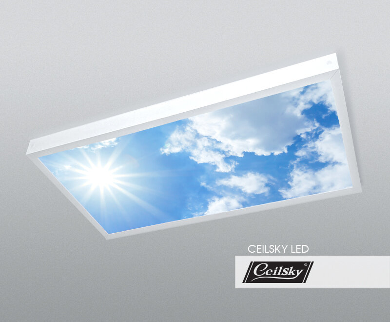Wolken-Fotopaneel für das CeilSky Aufbauset