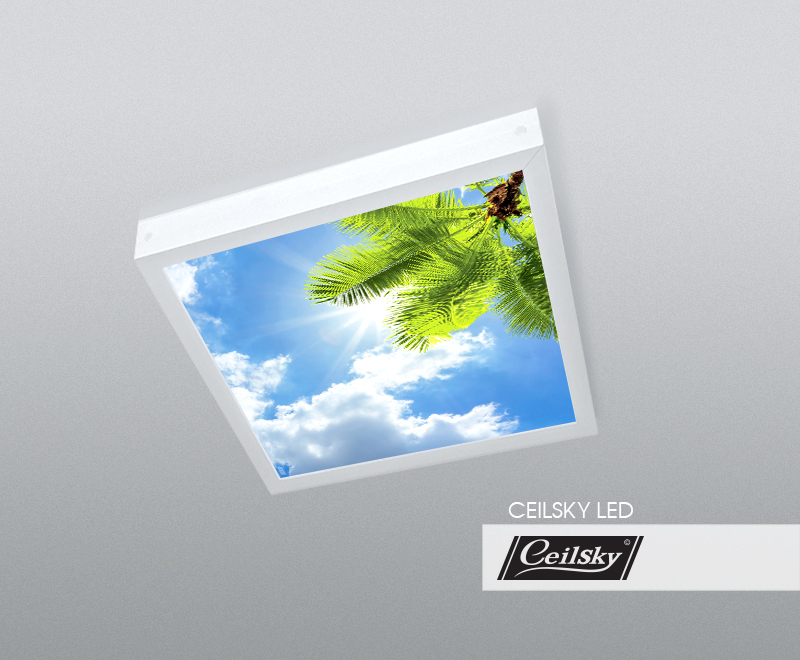CeilSky wolkenfotopaneel voor opbouw wolkenplafond 60x60